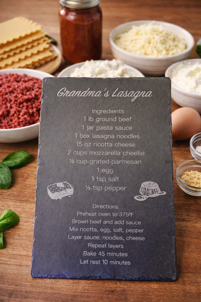 [2528362-2] Slate Serving Platter (Family Recipe)